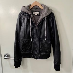 Vintage Havana Faux Leather Jacket